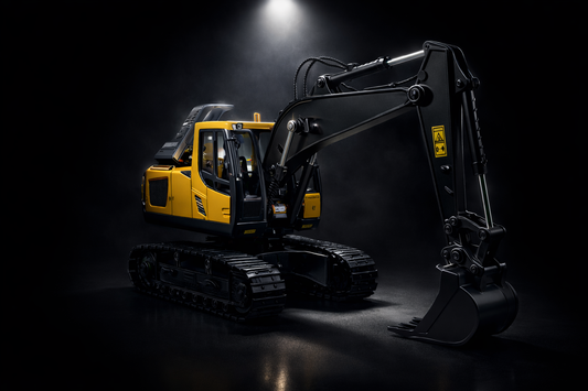 Zdalnie Sterowana Koparka RC – Gąsienicowa, 11 funkcji ruchu