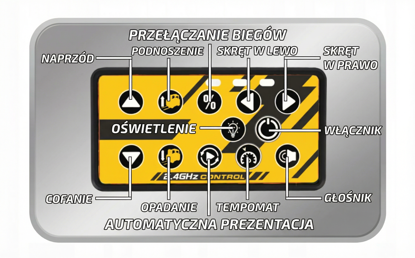 Wózek Widłowy RC Zdalnie Sterowany – Metalowy, Podnoszone Widły